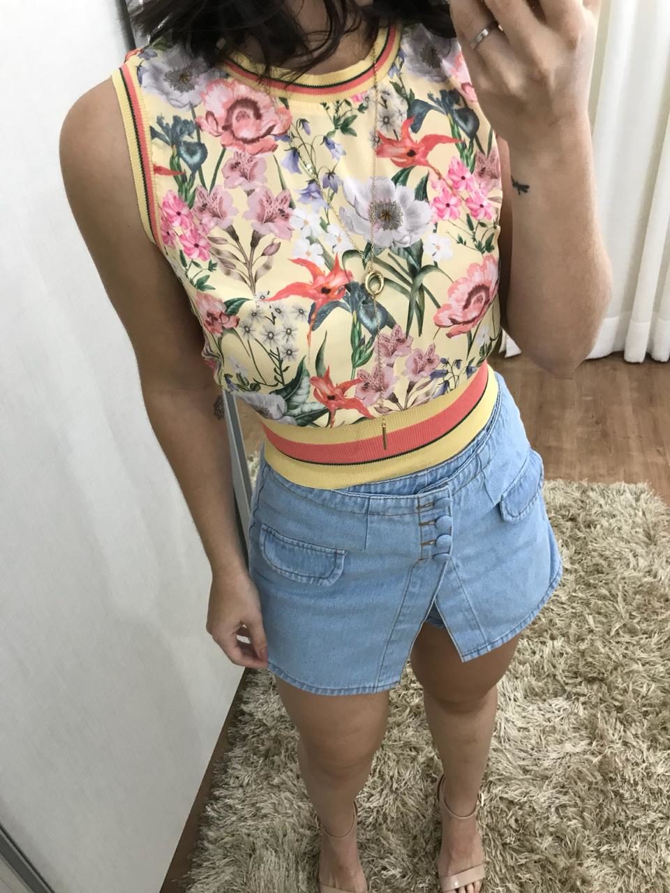 short saia jeans