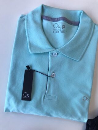 Camiseta Polo Azul Bebe - Fernanda Ramos Store