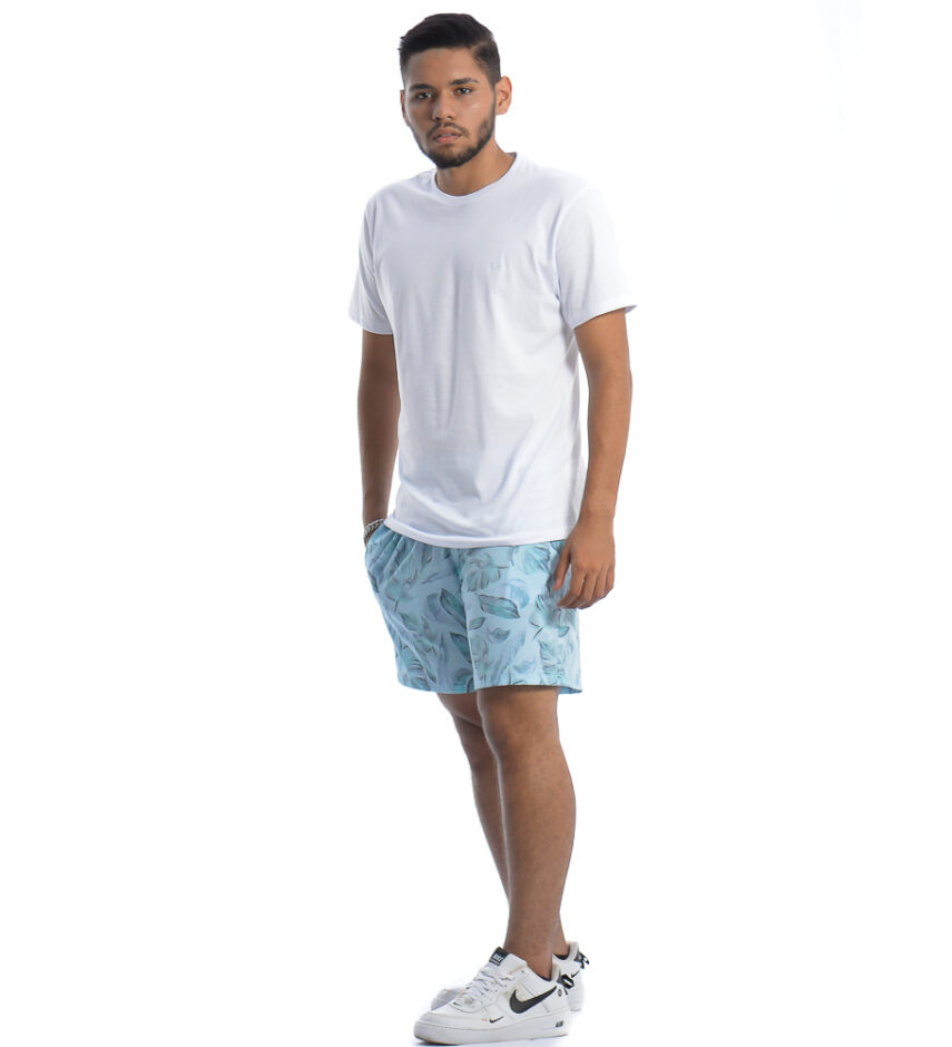 Camiseta Masculina Ogochi Básica Cor Branco - Imagem 3