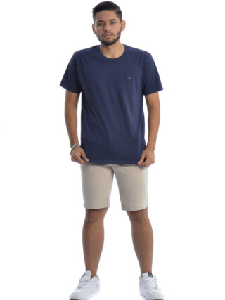 Camiseta Masculina Ogochi Básica Cor Azul Marinho - Fernanda Ramos Store