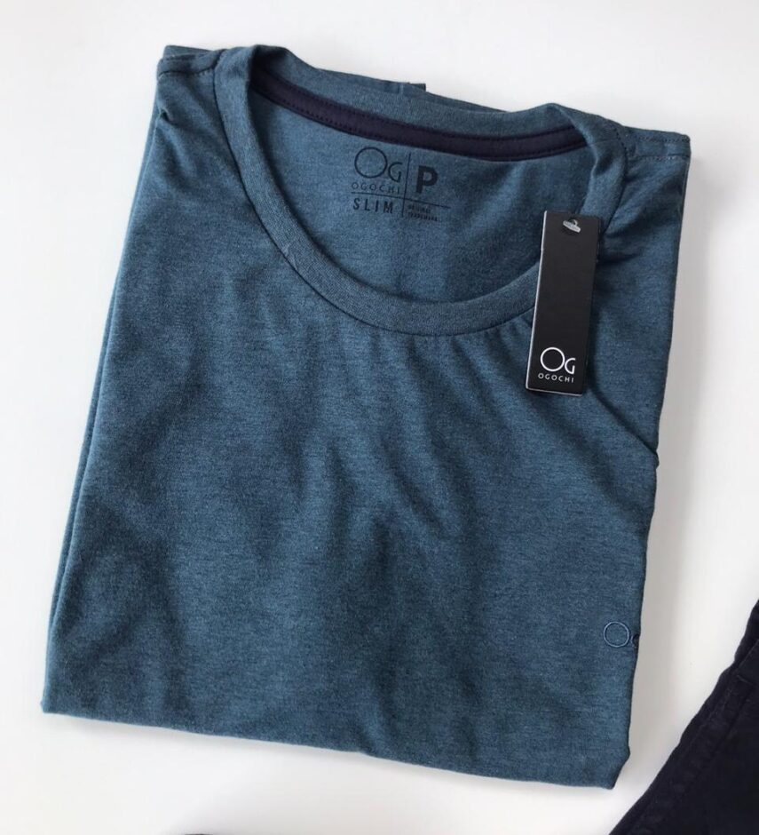 Camiseta Básica Azul - Imagem 2