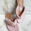 Rasteirinha Tiras Grossa Rose - Fernanda Ramos Store