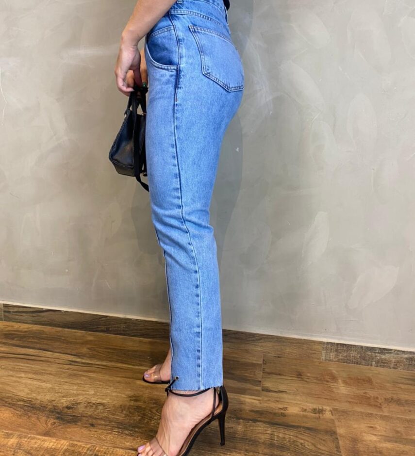 Calça Jeans Cropped - Imagem 3
