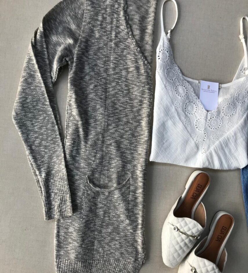 Cardigan Tricot Mesclado - Imagem 2
