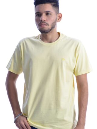 Camiseta Masculina Ogochi Básica Amarela - Fernanda Ramos Store