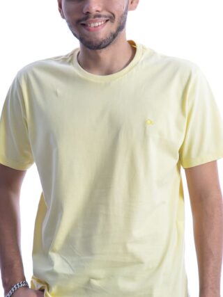 Camiseta Masculina Ogochi Básica Amarela - Fernanda Ramos Store