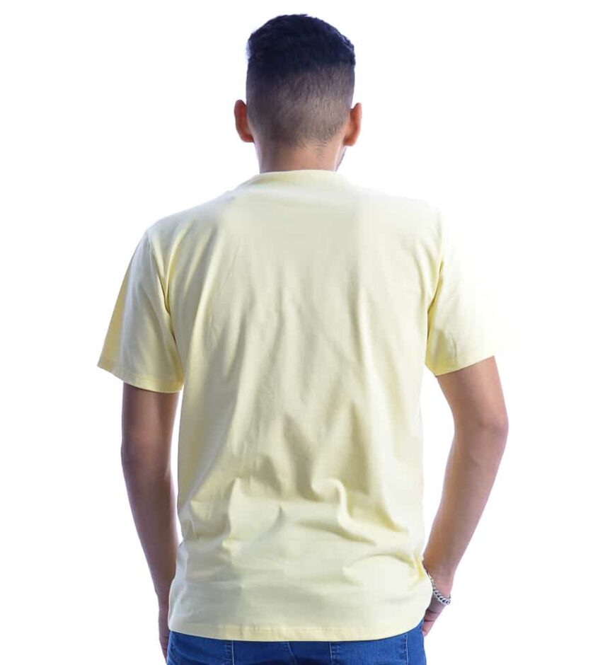 Camiseta Masculina Ogochi Básica Amarela - Fernanda Ramos Store