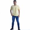 Camiseta Masculina Ogochi Básica Amarela - Fernanda Ramos Store