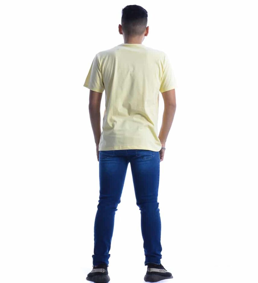 Camiseta Masculina Ogochi Básica Amarela - Fernanda Ramos Store