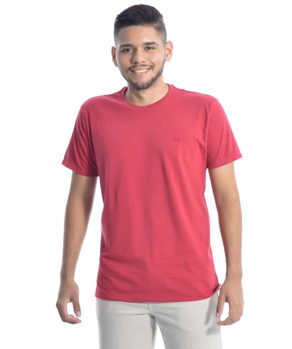 Camiseta Masculina Ogochi Básica Vermelho - Fernanda Ramos Store