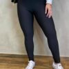 Legging Preta Flanelada - Fernanda Ramos Store