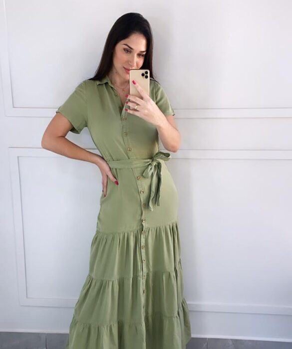 fernandaramosstore com br vestido longo sem bojo com amarracao verde oliva 1