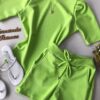 Conjunto Feminino Short e Blusa Verde Lima - Fernanda Ramos Store