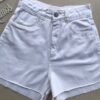 Short Jeans Feminino Branco - Fernanda Ramos Store