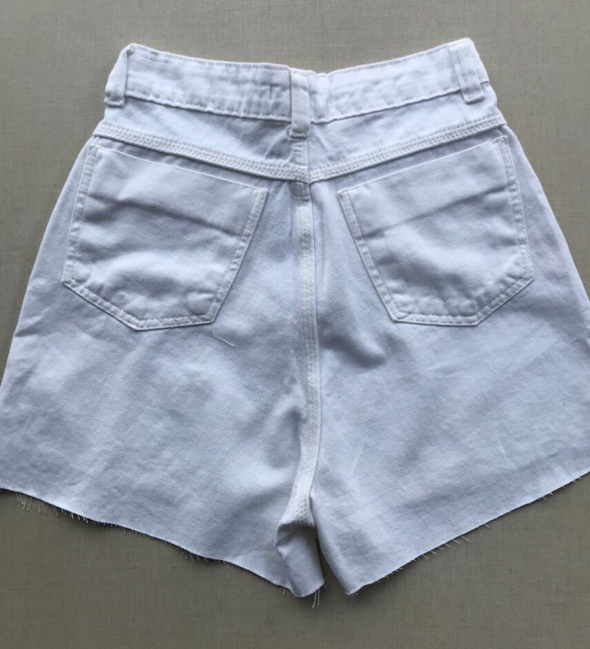 Short Jeans Feminino Branco - Fernanda Ramos Store