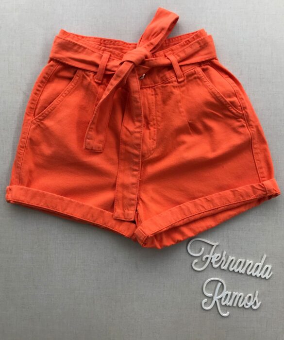 fernandaramosstore com br short jeans feminino laranja 2