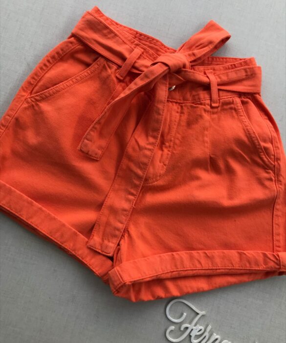 fernandaramosstore com br short jeans feminino laranja