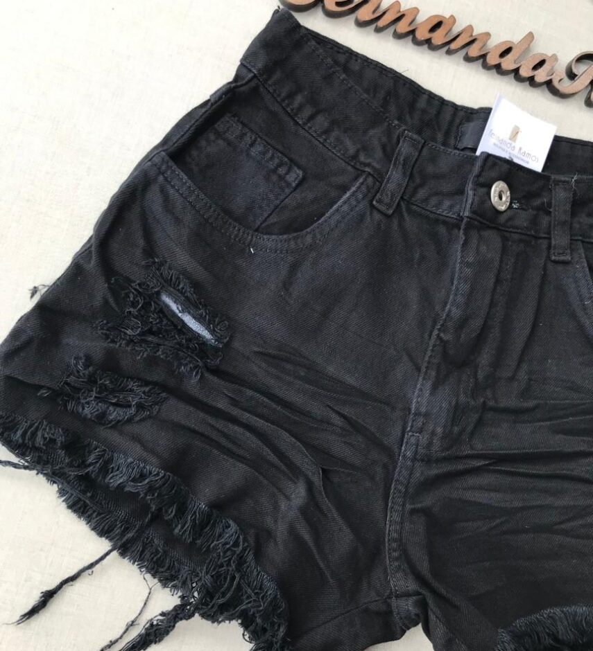 fernandaramosstore com br short jeans feminino preto 1