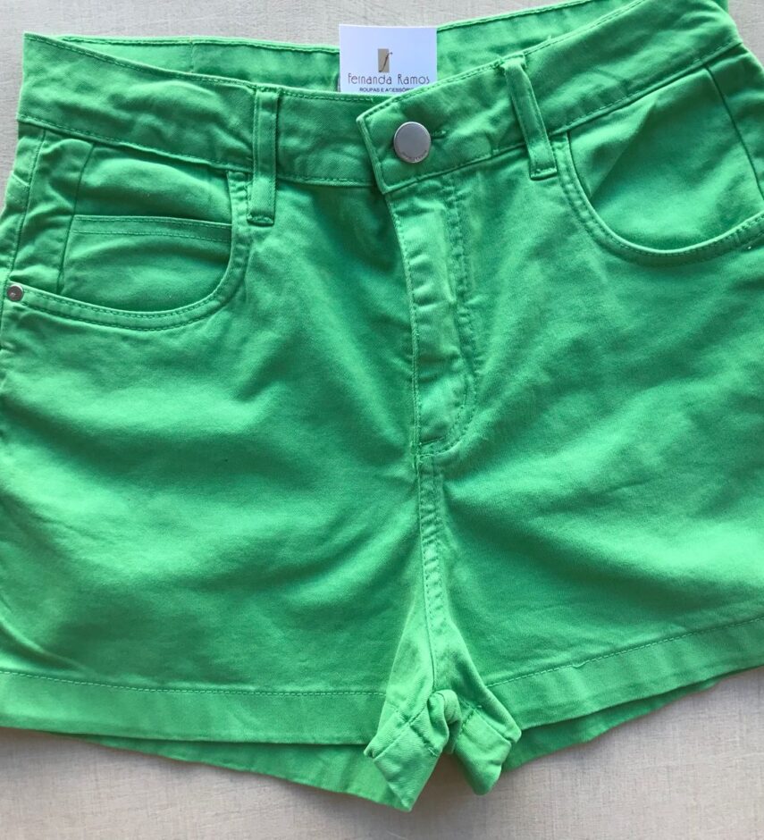 Short  Verde Feminino - Fernanda Ramos Store