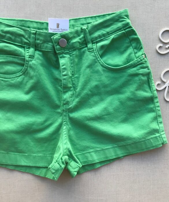 Short  Verde Feminino - Fernanda Ramos Store