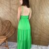 Vestido Longo Feminino Verde com Bojo - Fernanda Ramos Store