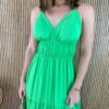 Vestido Longo Feminino Verde com Bojo - Fernanda Ramos Store