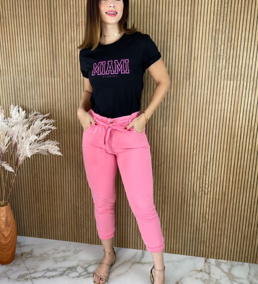 fernandaramosstore com br calca jeans feminina jogger rosa 2