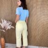 fernandaramosstore com br calca jeans feminina pantacourt amarelo 1