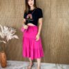 fernandaramosstore com br saia midi com amarracao pink