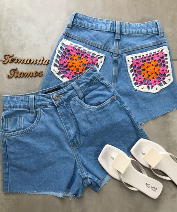 fernandaramosstore com br short jeans feminino bordado