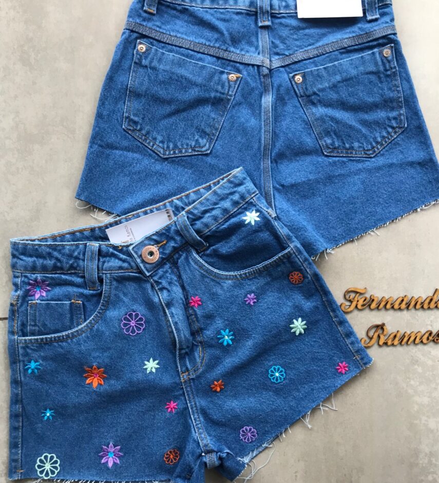 fernandaramosstore com br short jeans feminino bordado flor