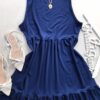 fernandaramosstore com br vestido feminino curto de malha sem bojo azul 2