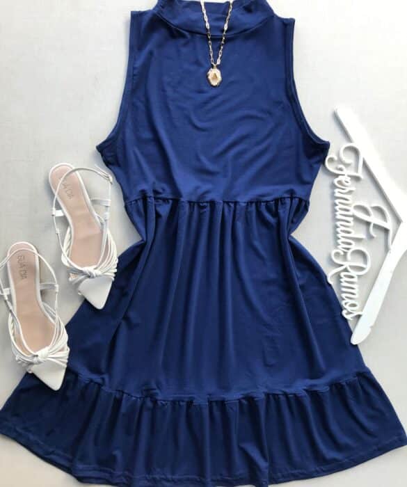 fernandaramosstore com br vestido feminino curto de malha sem bojo azul