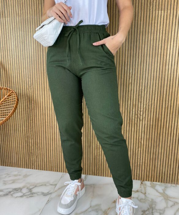 fernandaramosstore com br calca jogger feminina verde militar 1