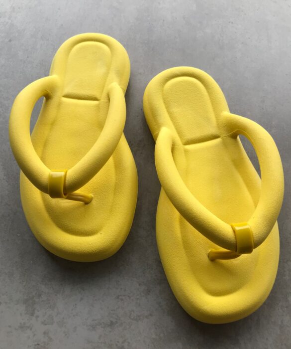 Chinelo Feminino Flip Flop Nuvem Amarelo - Fernanda Ramos Store