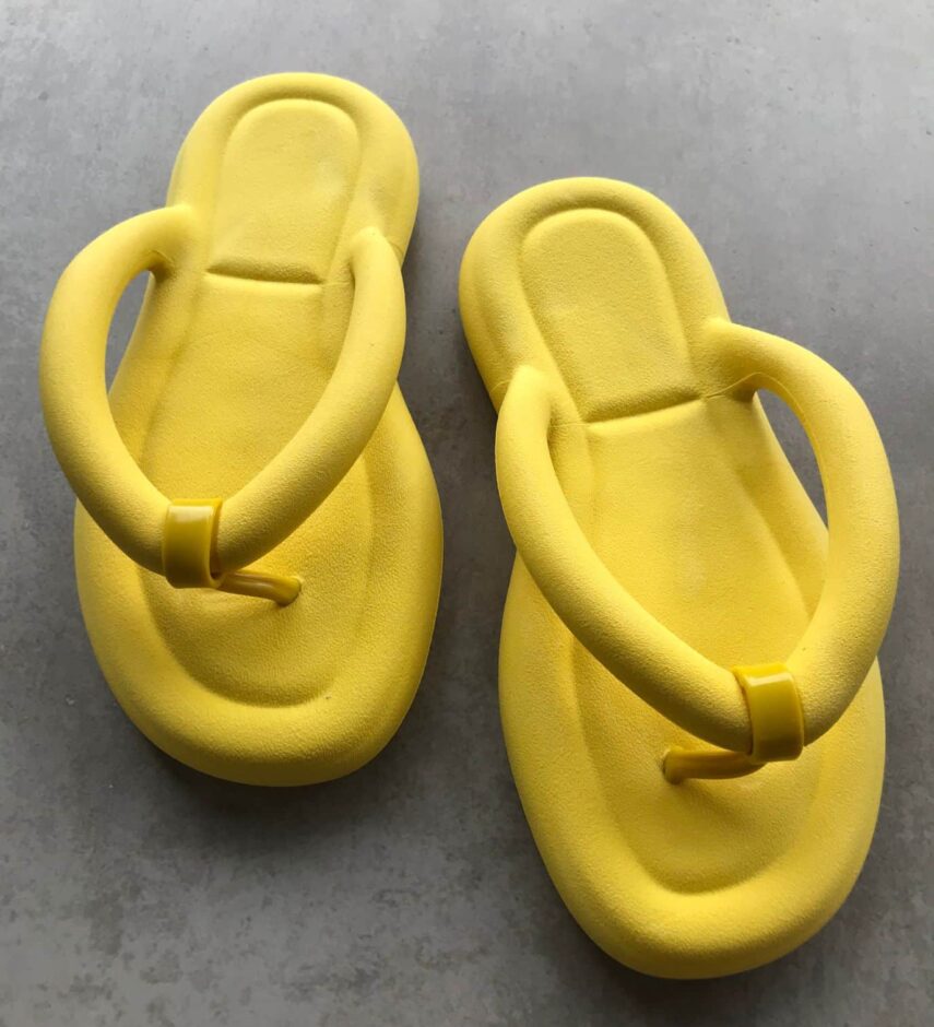 Chinelo Feminino Flip Flop Nuvem Amarelo - Fernanda Ramos Store