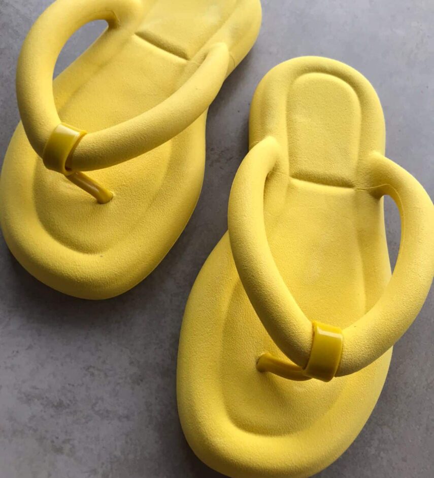 Chinelo Feminino Flip Flop Nuvem Amarelo - Fernanda Ramos Store