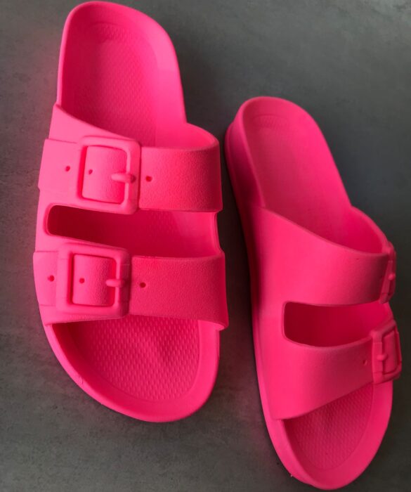 Chinelo Feminino Pink Flúor - Fernanda Ramos Store