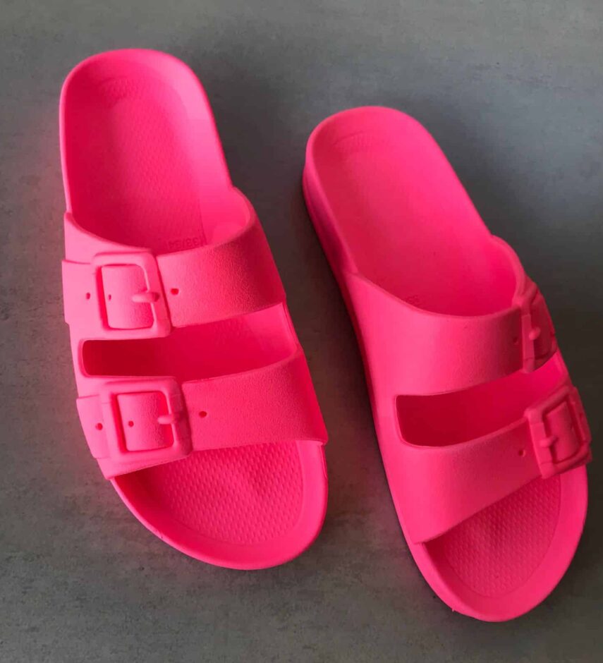Chinelo Feminino Pink Flúor - Fernanda Ramos Store