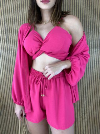 fernandaramosstore com br conjunto short cropped com bojo e cardigan pink