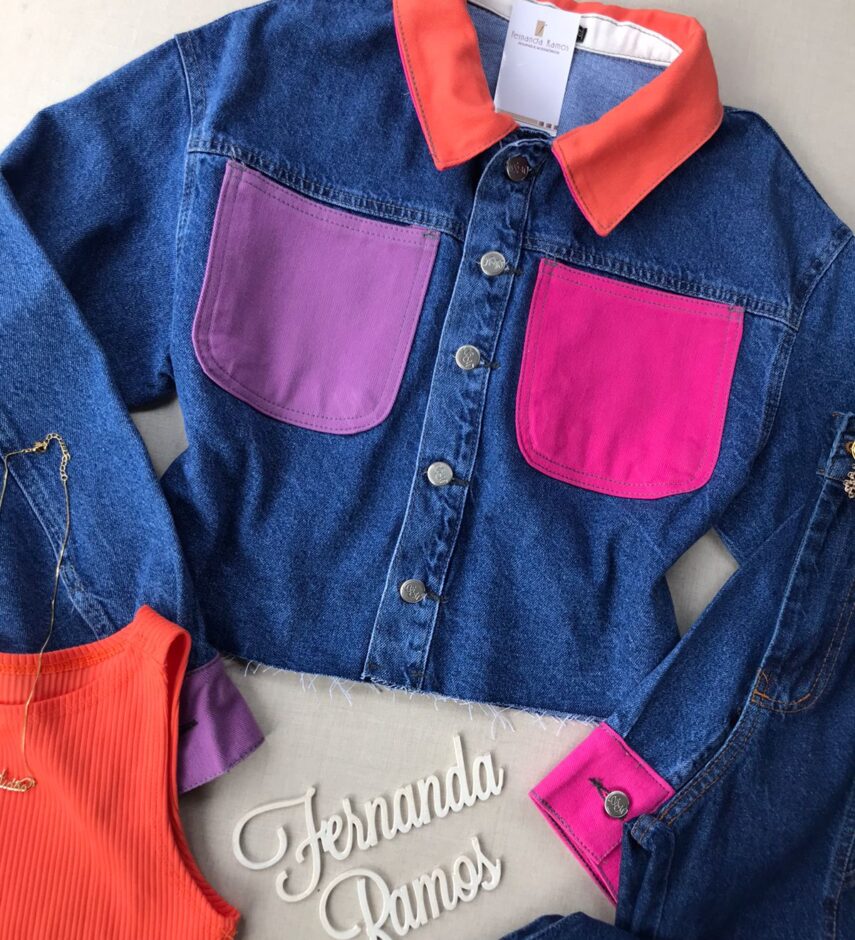 Jaqueta Feminina Jeans - Fernanda Ramos Store