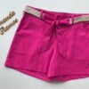 fernandaramosstore com br short feinino curto com cinto pink 2