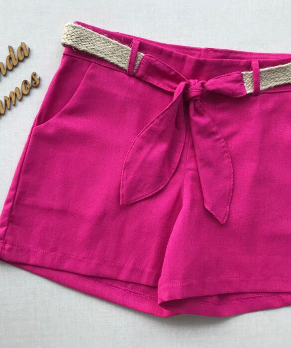 fernandaramosstore com br short feinino curto com cinto pink 2