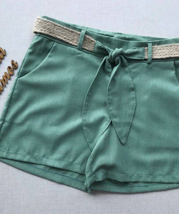 fernandaramosstore com br short feinino curto com cinto verde