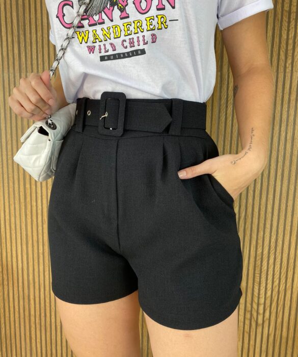 fernandaramosstore com br short feminino curto com cinto preto 1