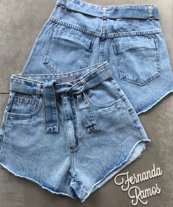 fernandaramosstore com br short jeans feminino com amarracao