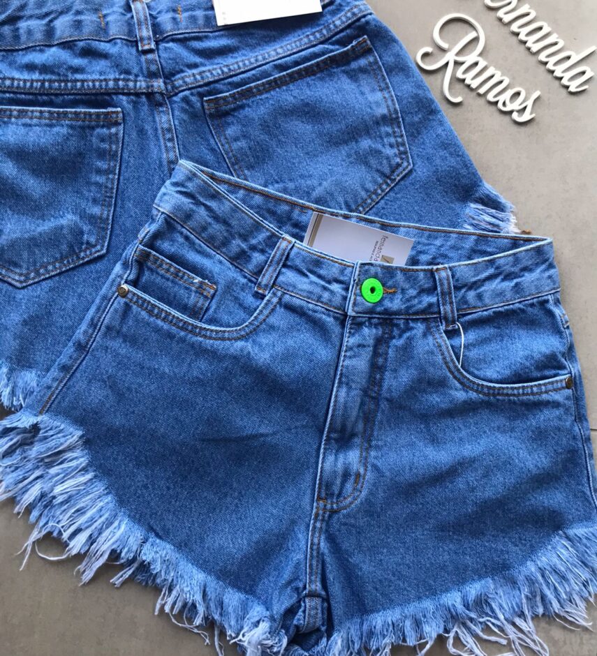fernandaramosstore com br short jeans feminino com botoes verde neon 2