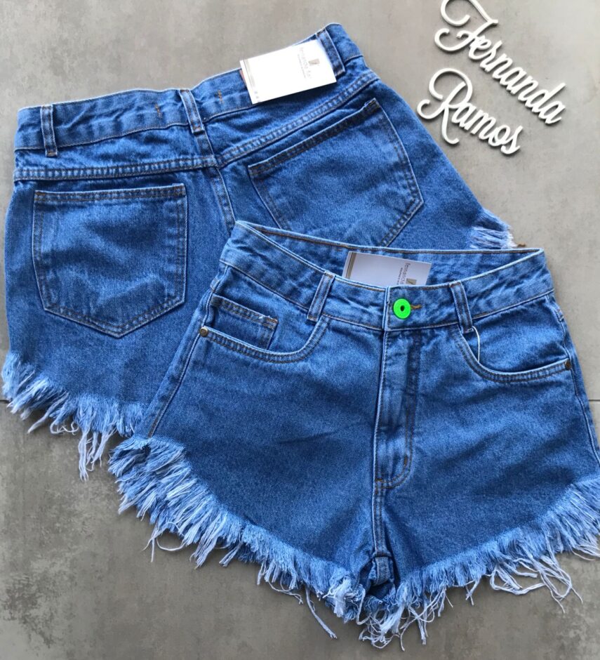 fernandaramosstore com br short jeans feminino com botoes verde neon