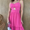 fernandaramosstore com br vestido curto com bojo rosa 1