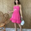 fernandaramosstore com br vestido curto com bojo rosa